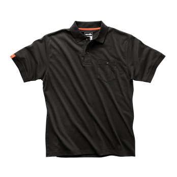 Polo noir Eco Worker - Taille XS