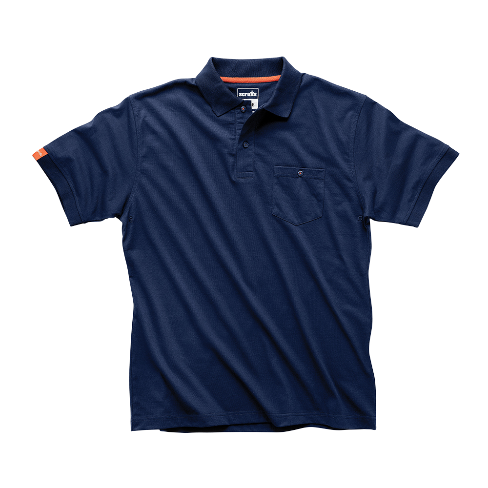 Polo bleu marine Eco Worker - Taille XS