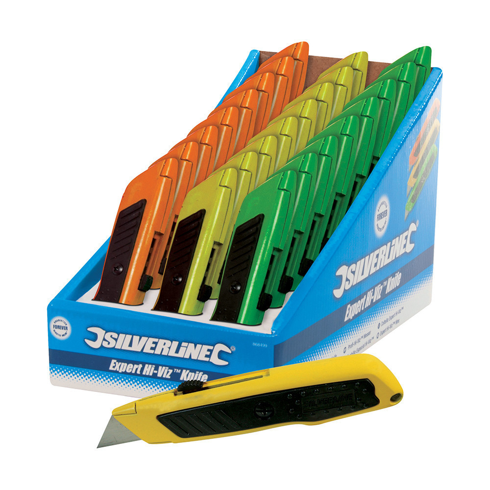 Boîte présentoir de 24 cutters Expert fluo