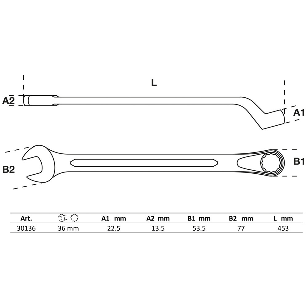Matador Schraubwerkzeuge 01900150 Clé Mixte Ouverture De Clé