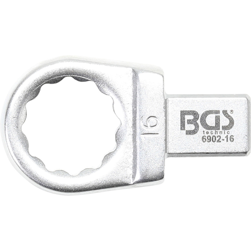 Clé annulaire - 16 mm - Empreinte 9 x 12 mm Clé annulaire - 16 mm - Empreinte 9 x 12 mm