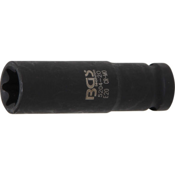 Llave de vaso de impacto E-Torx