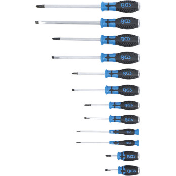 Jeu de tournevis - carré femelle 6,3 mm (1/4") - 12 pièces