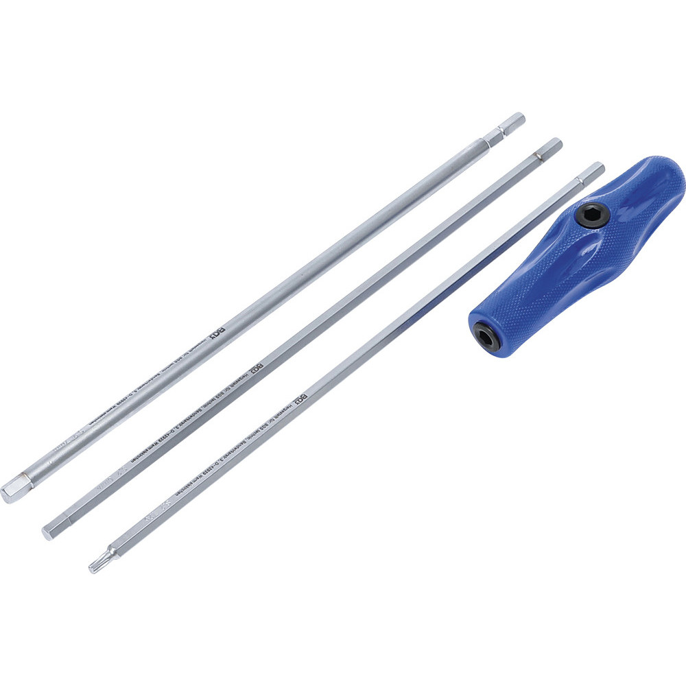 Jeu de tournevis de spéclial - Profil T (pour Torx) - six pans intérieurs - 4 pièces