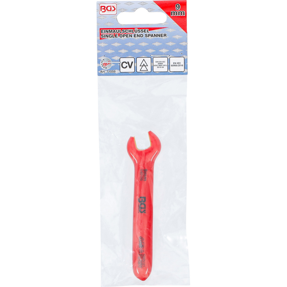 Clé à fourche VDE - 9 mm