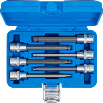 Jeu de douilles à embouts - 12,5 mm (1/2") - six pans intérieurs avec tête sphérique 5 - 12 mm - 6 pièces