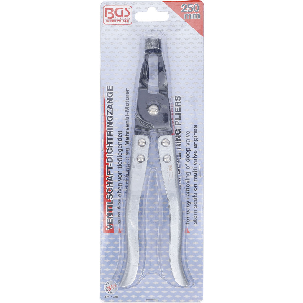 BGS 1780 Pince Pour Joint De Soupape - 250 Mm Pour Moteurs Multi-Soupapes