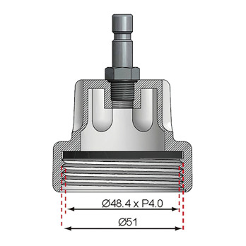 Adaptateur no 11 pour art. 8027, 8098 - pour Audi, VW