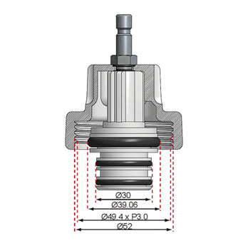 Adaptateur no 17 pour art. 8027, 8098 - pour BMW