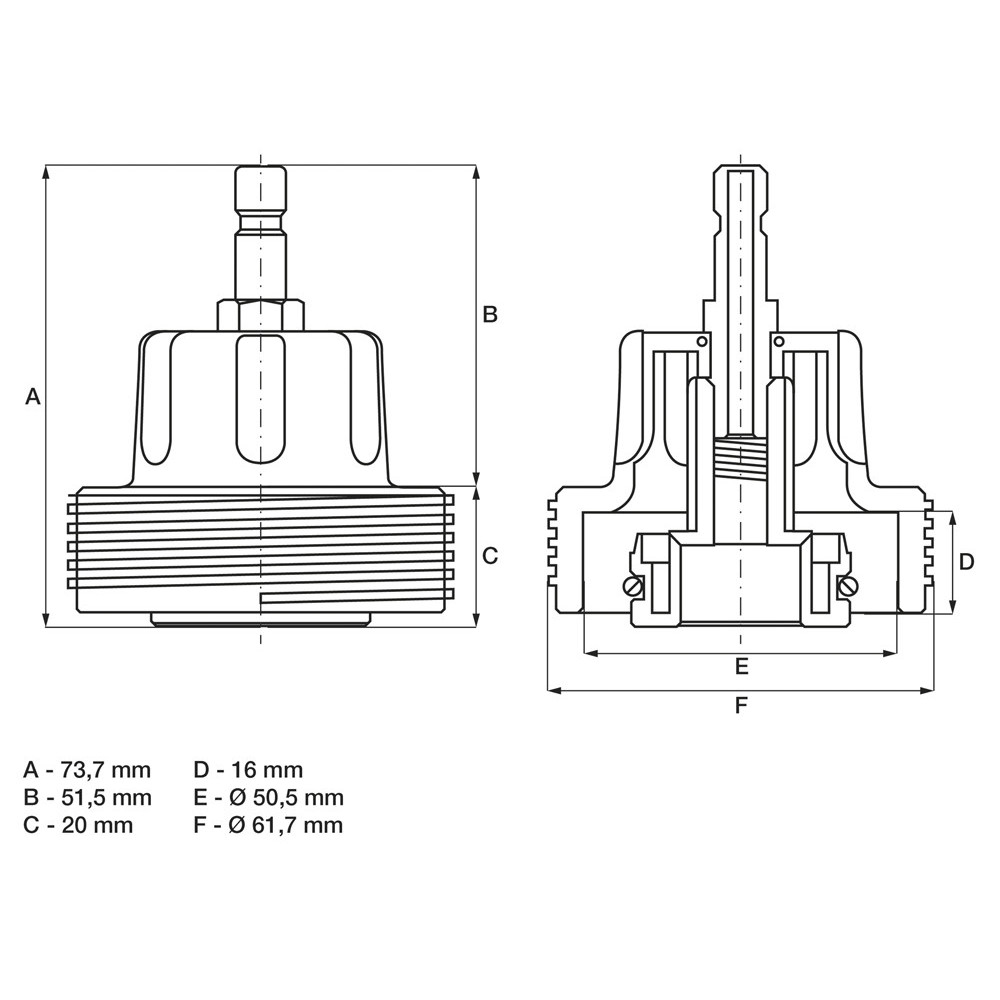 Adaptateur no 23 pour art. 8027