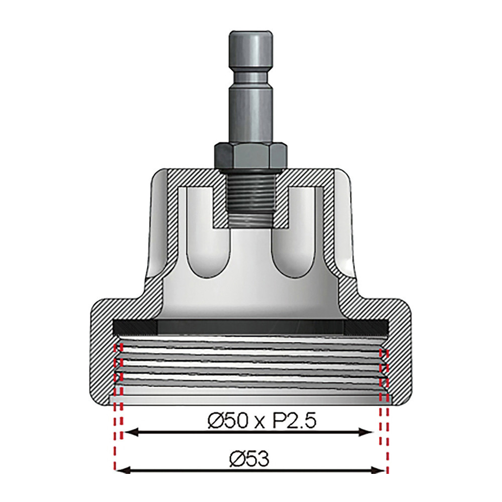 Adaptateur no 6 pour art. 8027