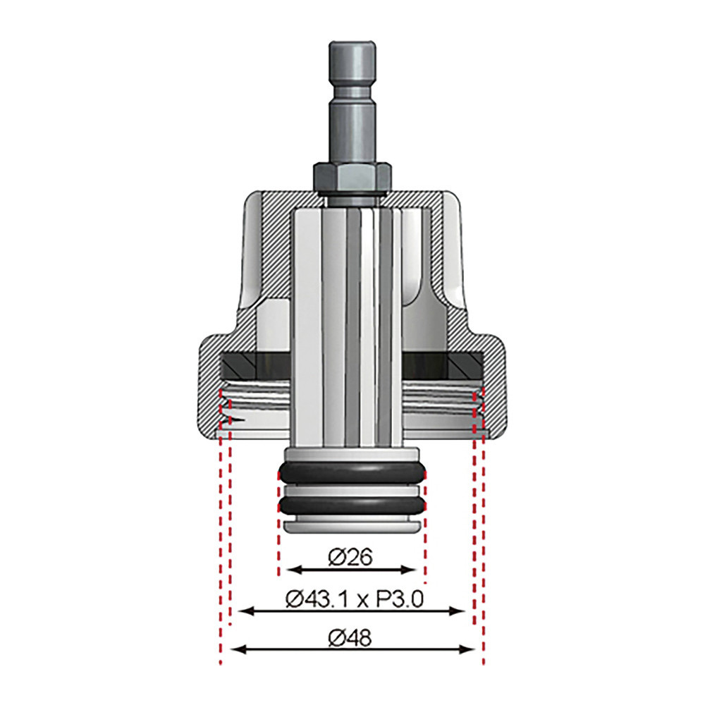 Adaptateur no 7 pour art. 8027