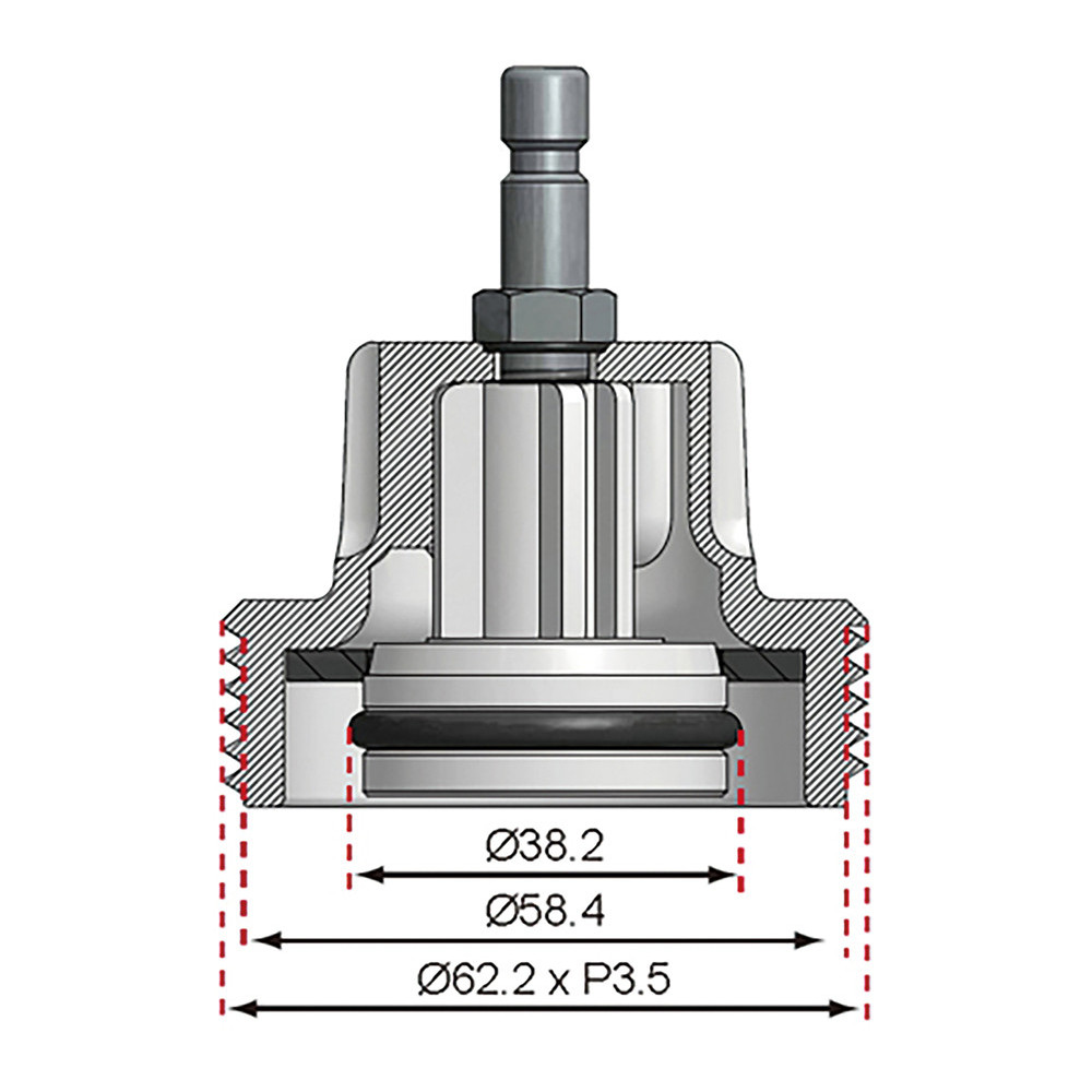 Adaptateur no 9 pour art. 8027