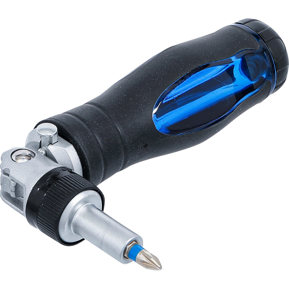 BRILLIANT TOOLS BT020999 Mini Cliquet Réversible 1/4" 100 Dents - Poignée Métallique Puissante