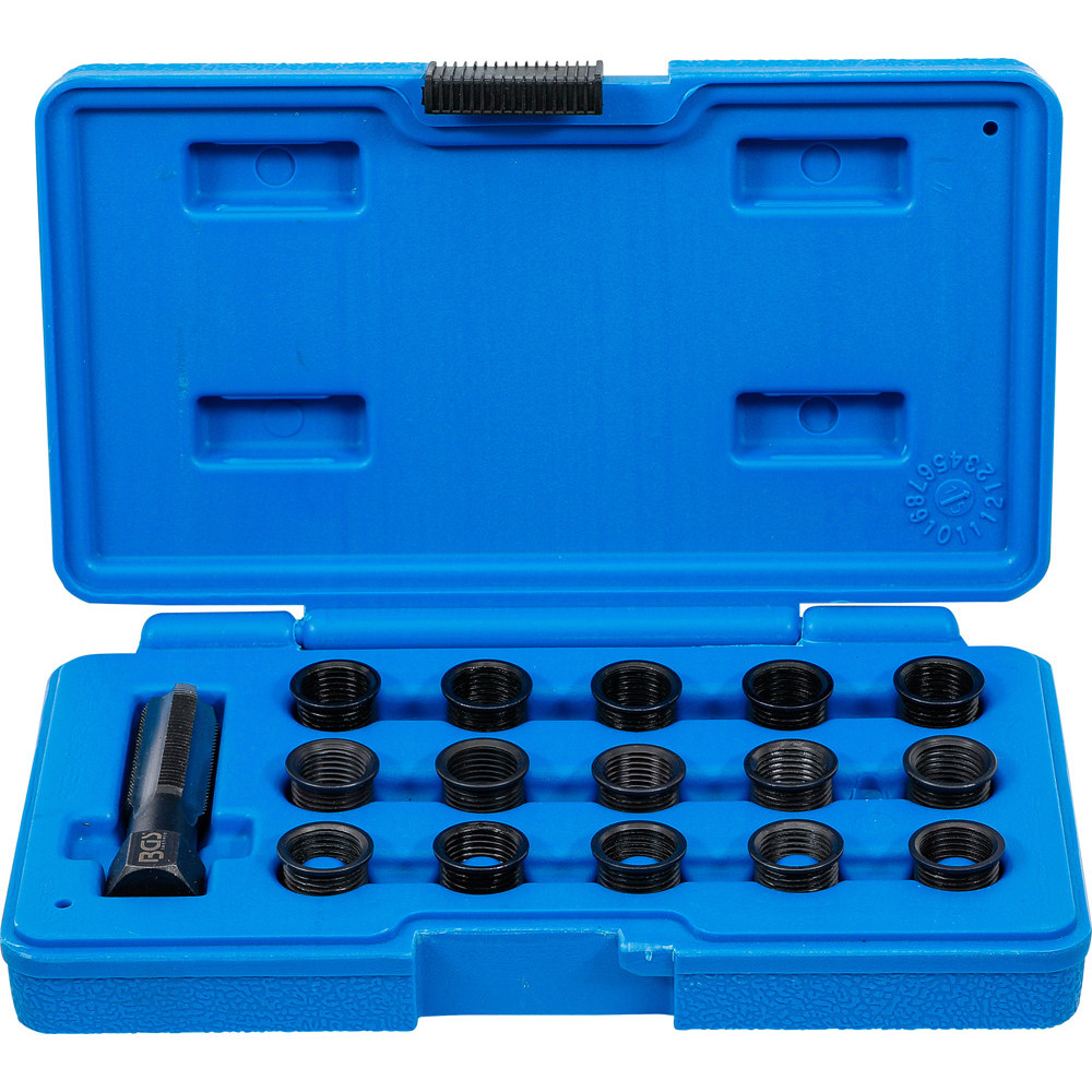 Kit de réparation pour filet de bougie - M14 x 1,25 mm - 16 pièces