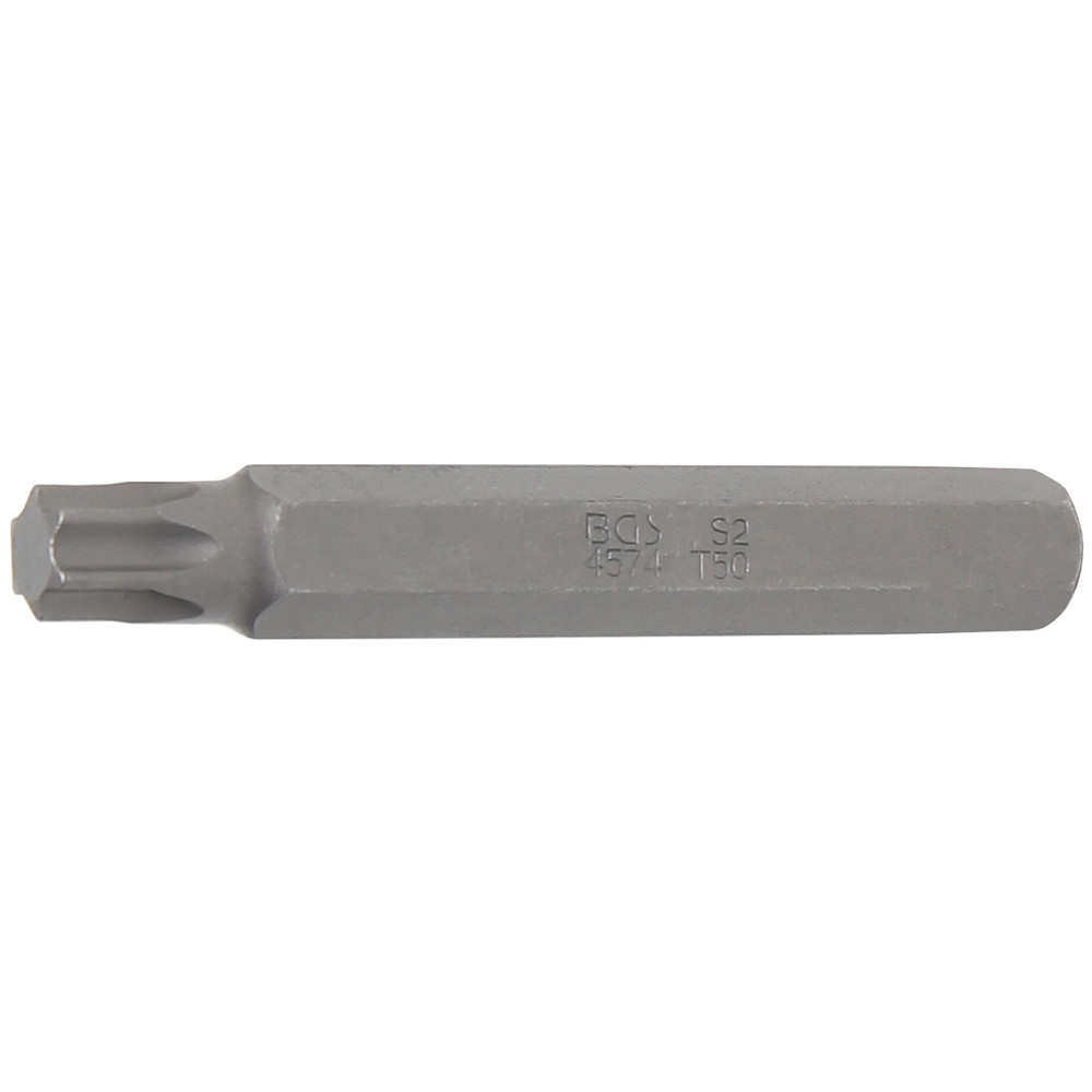 Embout - longueur 75 mm - 10 mm (3/8) - profil T (pour Torx) T45