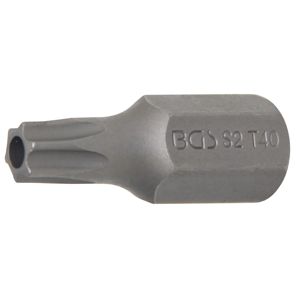 Embout - 10 mm (3/8") - profil T (pour Torx) avec perçage T40