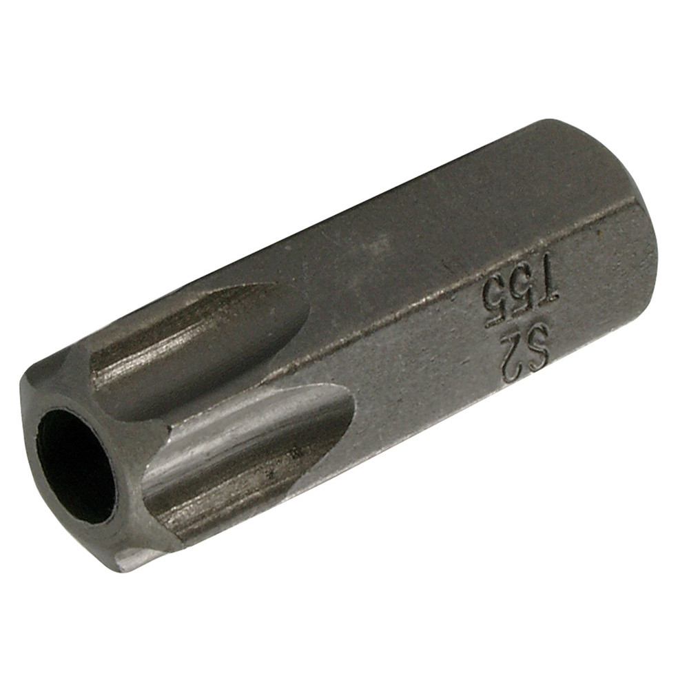 Embout - longueur 30 mm - 10 mm (3/8") - profil T (pour Torx) avec perçage T55