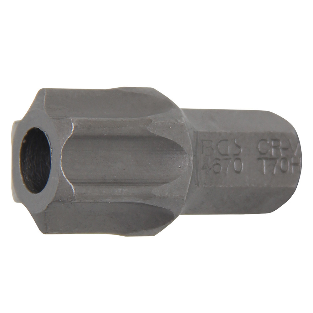 Embout - 10 mm (3/8") - profil T (pour Torx) avec perçage T70