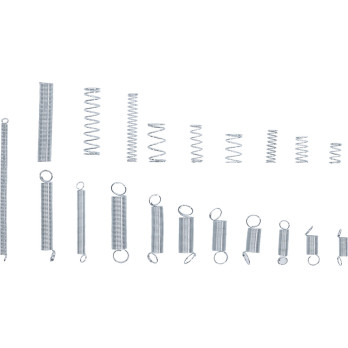 Assortiment de ressorts - ressorts de traction + pression - 200 pièces