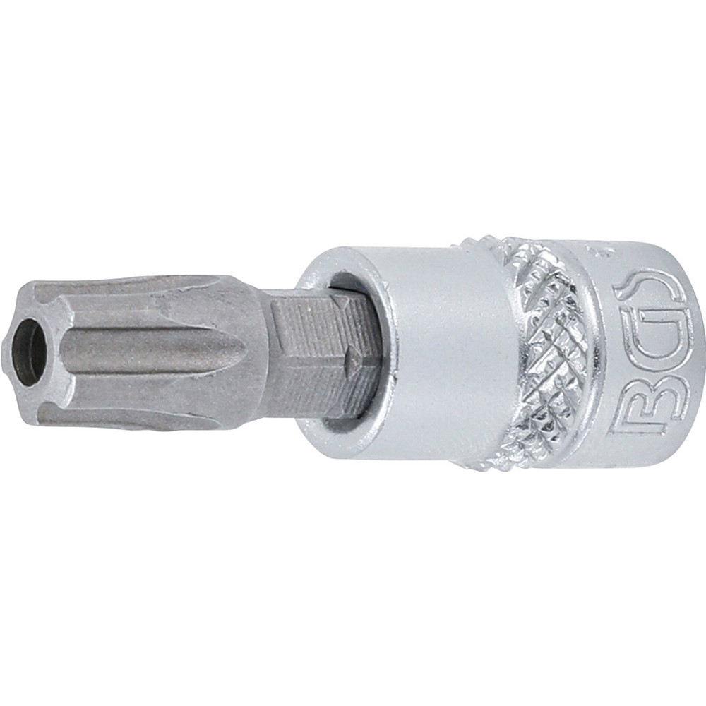 Douille à Embouts BGS 1/4" - Profil Torx T35, Longueur 75 Mm, Acier Chrome-Vanadium, Pour Travaux De Précision