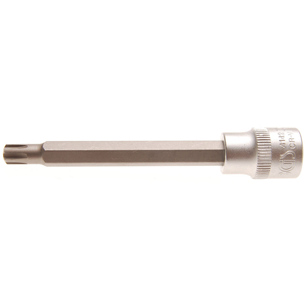 Douilles à embouts - longueur 100 mm - 10 mm (3/8") - profil cannelé (pour RIBE) M7 Douilles à embouts - longueur 100 mm - 10 mm (3/8") - profil cannelé (pour RIBE) M7