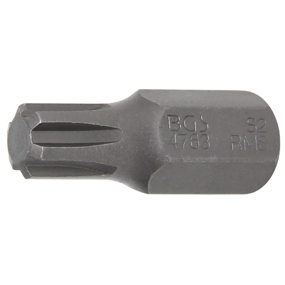 Embout - 10 mm (3/8") - profil cannelé (pour RIBE) M8