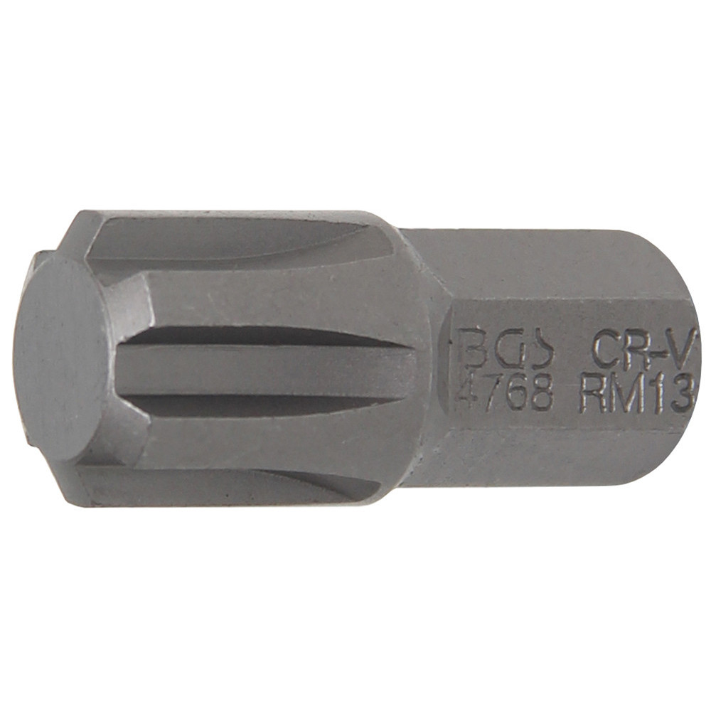 Embout - 10 mm (3/8") - profil cannelé (pour RIBE) M13