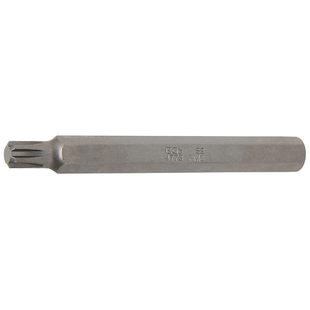 Douilles à embouts - longueur 100 mm - 10 mm (3/8") - profil cannelé (pour RIBE) M8 Douilles à embouts - longueur 100 mm - 10 mm (3/8") - profil cannelé (pour RIBE) M8