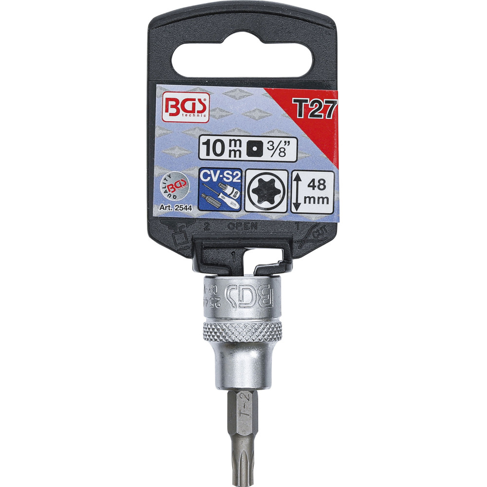 Douille à embouts - 10 mm (3/8") - profil T (pour Torx) T27