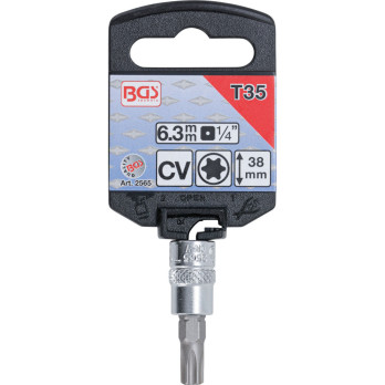 3 mm (1/4") - profil T (pour Torx) T35