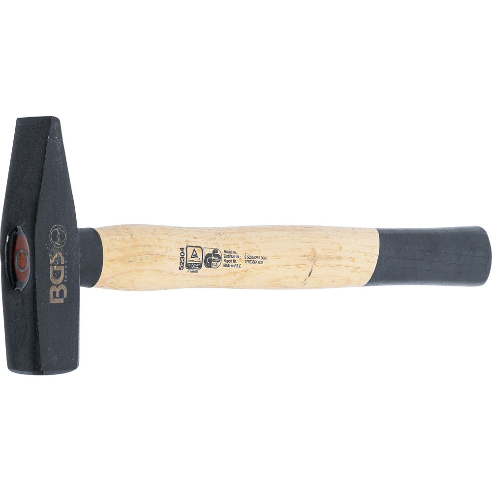 Marteau mécanicien - manche hickory - DIN 1041 - 400 g