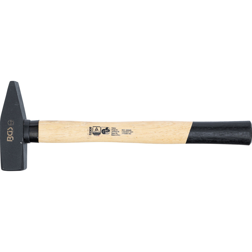 Marteau mécanicien - manche hickory - DIN 1041 - 800 g