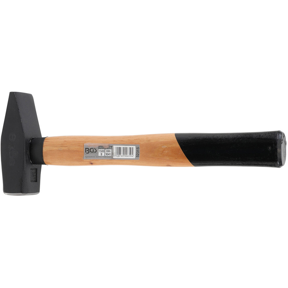 Marteau mécanicien - manche hickory - DIN 1041 - 1500 g