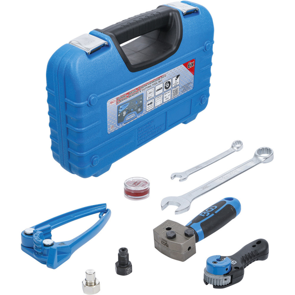 Kit Complet Outils Sertissage Frein - 7.6m Câble Acier + 16 Raccords - Pour Tuyaux Cuivre, Laiton, Hydraulique Voiture