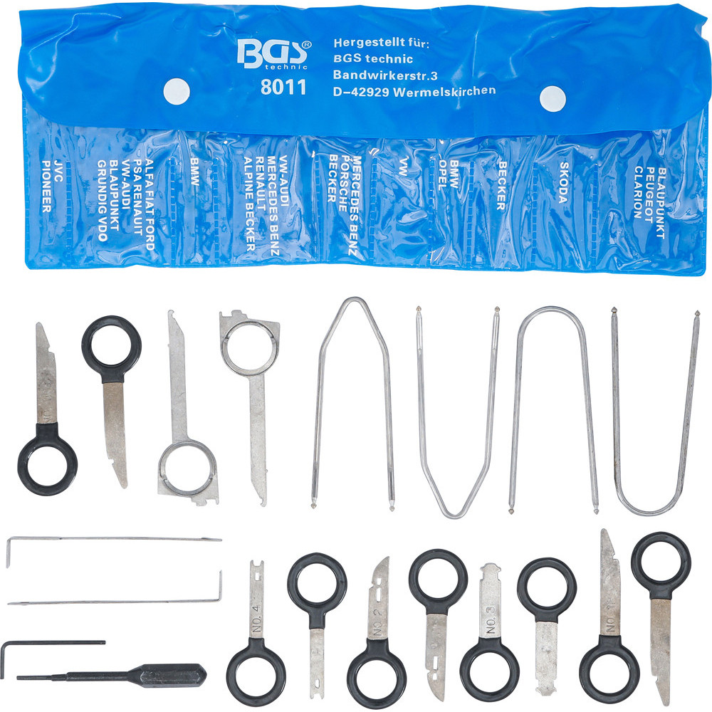 Yato YT-0844 – Kit de démontage de panneau de 11 pièces Yato YT-0844 – Kit de démontage de panneau de 11 pièces