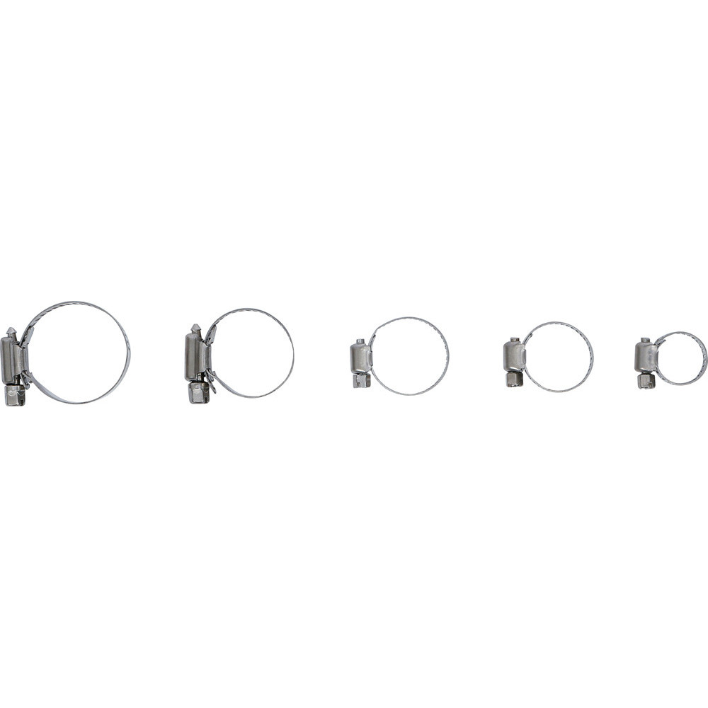 Assortiment de colliers de serrage - inoxydable - Ø 16 - 38 mm - 26 pièces