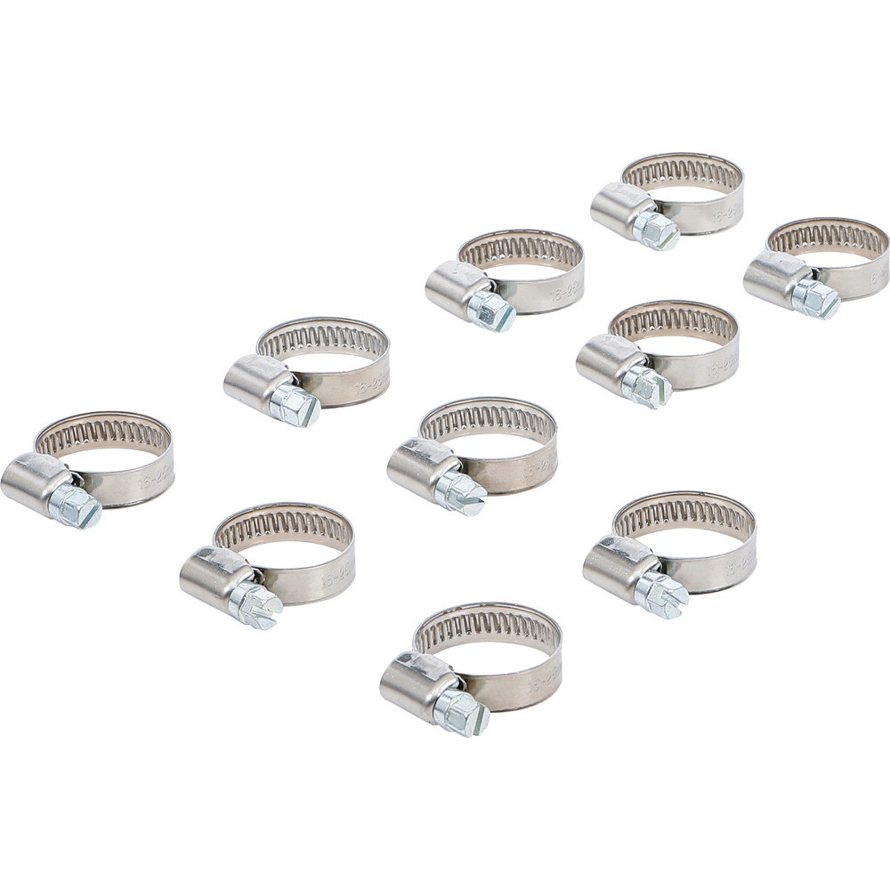 Colliers - inoxydable - 20 x 32 mm - 10 pièces