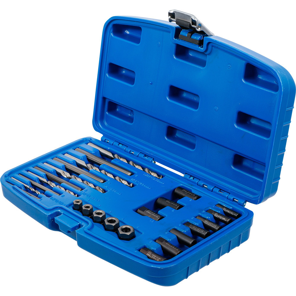 Kit d'extracteur de vis 22 Pcs, ensemble de dissolvants Hss avec adaptateur  Bit & Socket