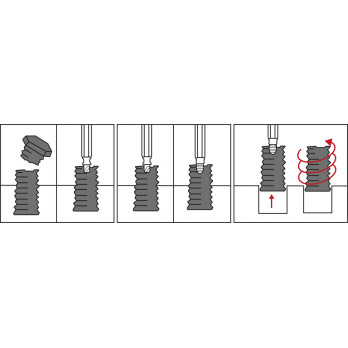 5 - 10 mm/Profil T (pour Torx) - T10 - T55 - 19 pièces