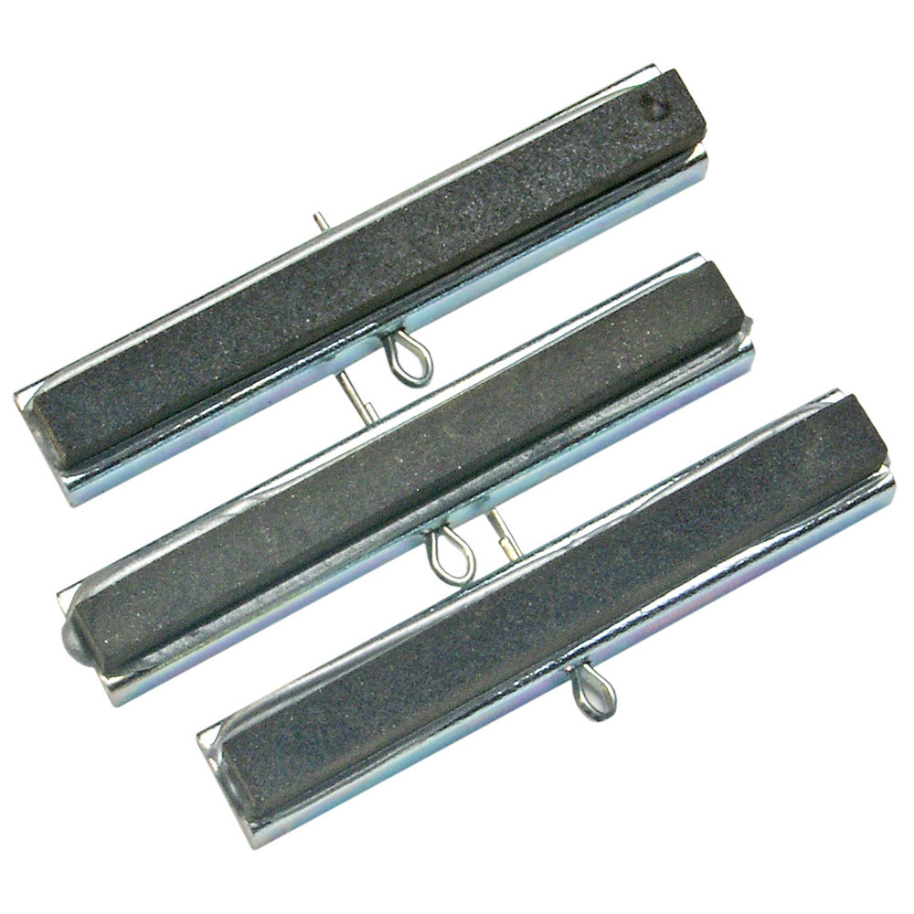 Pierres de rechange pour art. 1156 - mâchoires 50 mm - K 220 - 3 pièces