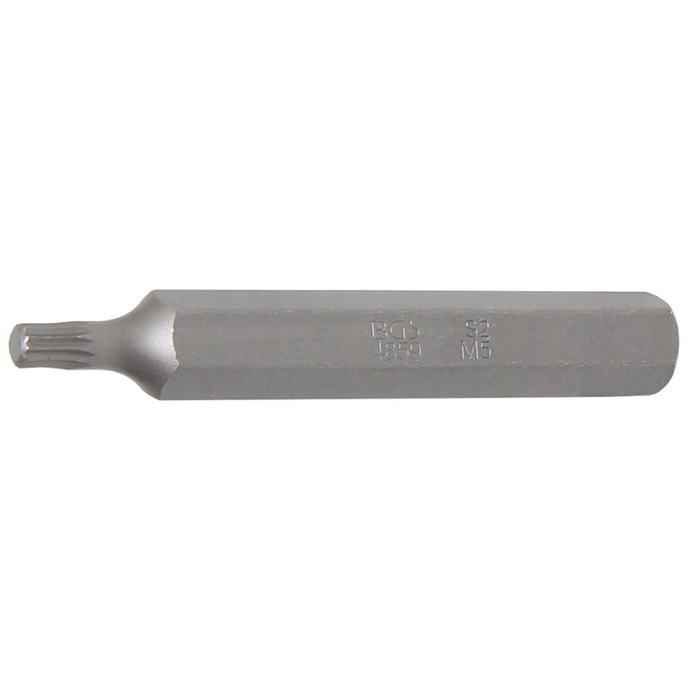 Embout - longueur 75 mm - 10 mm (3/8") - denture multiple intérieure (pour XZN) M5