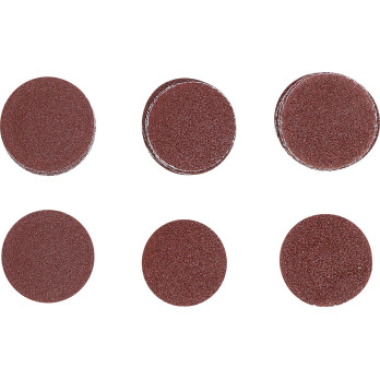 Jeu de feuilles abrasives pour ponçeuse excentrée - Ø 30 mm - Cal. 60 - 80 - 120 - 30 pièces