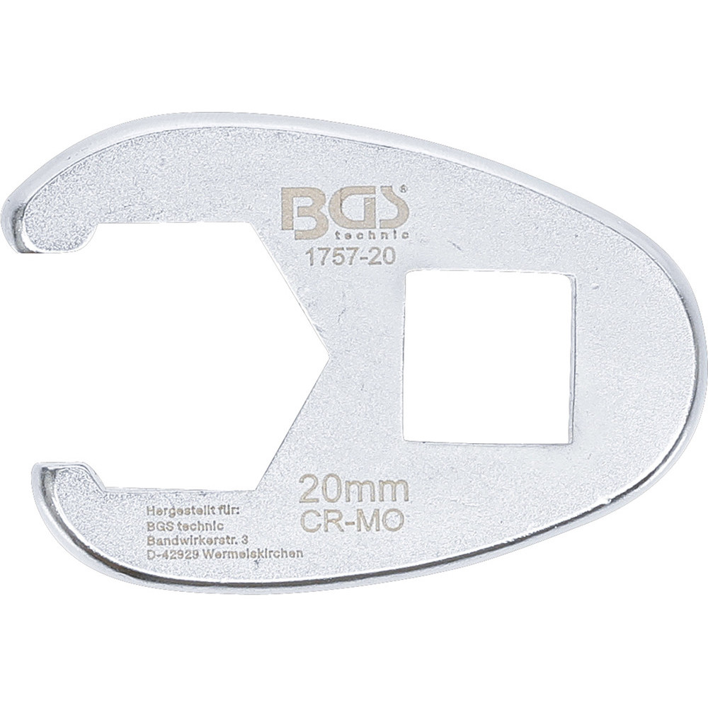 Clé col de cygne - 12,5 mm (1/2) - 20 mm| Prix discount les outils BGS