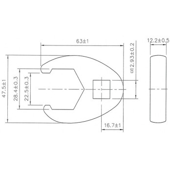 5 mm (1/2) - 28 mm