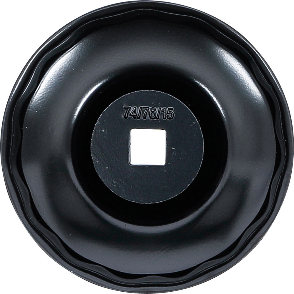 Clé à filtres cloches - 15 pans - Ø 74 - 76 mm - pour Audi