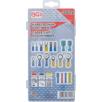 Assortiment de cosses - 360 pièces