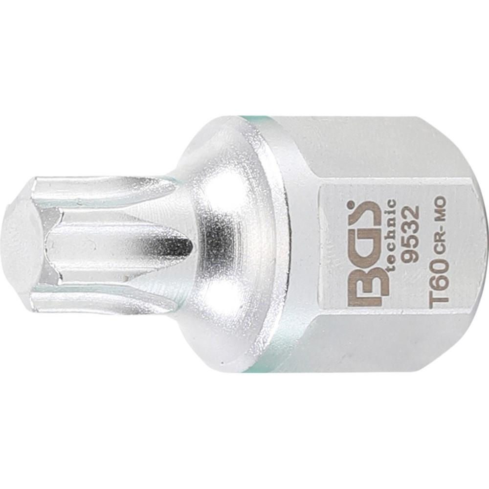 Douille à embouts pour courroies en V - 12,5 mm (1/2), hexagone mâle 22 mm  - profil T (pour Torx) T60