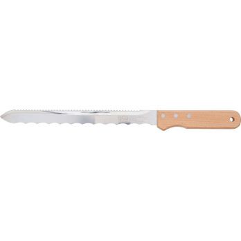 Couteau pour découpe d'isolation - 420 mm - Poignée en bois