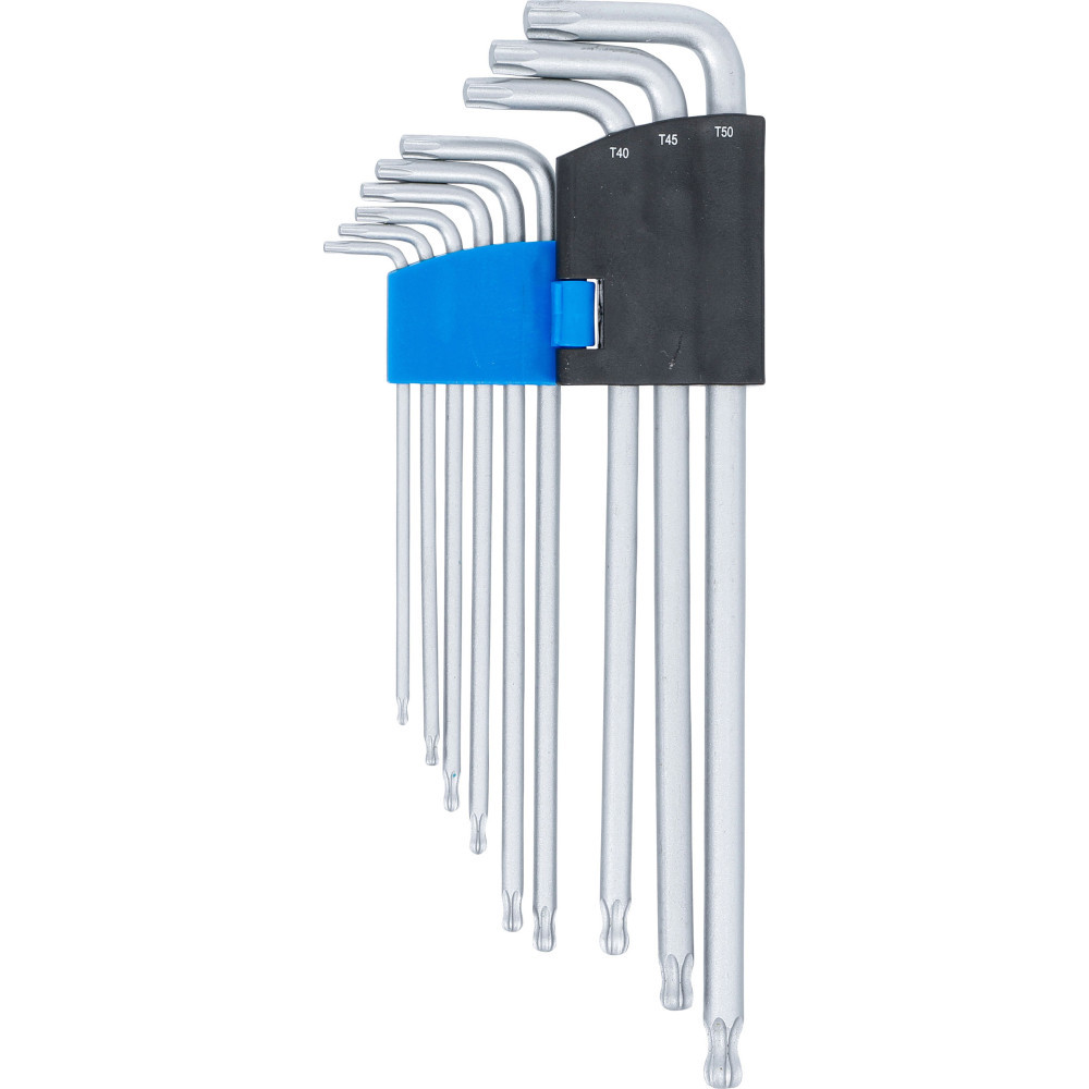 Clé mâle TORX poignée en T CHROMEplus - KSTOOLS - 9 pièces - Bricolage